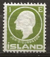 ISLANDE: *, N° YT 62, Ch., TB - Neufs