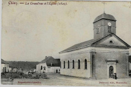 CHINY “La Grand’rue Et L’église (1829) – Ed. Desaunoy, Florenville (1906) - Chiny