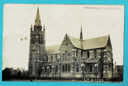 * Comines Belge - Komen Waasten (Hainaut - La Wallonie) * (Carte Photo L. Galloo) Nouvelle église, Kerk, Church, TOP - Comines-Warneton - Komen-Waasten