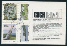 1972 Gough Island Local Post Map Postcard  - Ortsausgaben