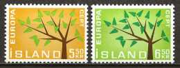 ISLANDE: *, N° YT 319 Et 320, Ch., Europa, TB - Nuevos