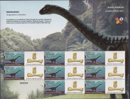 Spain Spagna España 2023 - JUVENIA, Teruel, Dinosaurs - Aragosaurus Ischiaticus Premium Sheet Mnh** - 2023