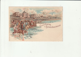 Souvenir De Scheveningue - Carte Précurseur Fin 1800 Début 1900 - Scheveningen