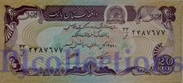 AFGHANISTAN 20 AFGHANIS 1979 PICK 56a UNC - Afghanistan