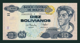 # # # Banknote Bolivien (Bolivia) 10 Bolivianos 1990 (P-223) UNC # # # - Bolivië