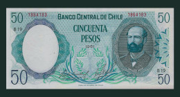 # # # Banknote Aus Chile 50 Pesos 1981 (P-151) UNC # # # - Chili