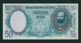 # # # Banknote Aus Chile 50 Pesos 1981 (P-151) UNC # # # - Cile