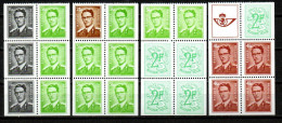 Belgien 1970/72 - Markenheftchenbögen Mi.Nr. 46 - 49 - Postfrisch MNH - 1953-2006 Modernes [B]