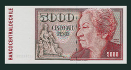 # # # Banknote Aus Chile 5.000 Pesos 1992 (P-155) UNC # # # - Chile