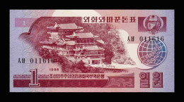 Corea Del Norte North Korea 1 Won 1988 Pick 35 Sc Unc - Corée Du Nord