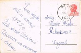 53773. Postal BIJELA (Yugoslavia) Croacia 1974. Felicitacion Navidad - Cartas & Documentos