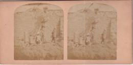 Carte Stéréoscopique  -  Enfants Jouant Au Soldat  - CAM.Opticien - Stereoscope Cards