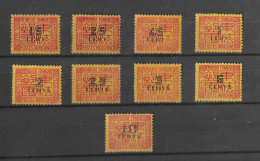 LOT DE TIMBRES TAXE NEUF** - Timbres-taxe