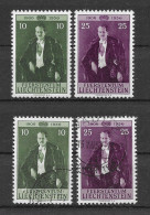 Liechtenstein 1956 Fürst Mi.Nr. 348/51 Kpl. Satz Gestempelt - Gebraucht