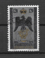 Liechtenstein 1956 Adler Mi.Nr. 347 Gestempelt - Gebruikt