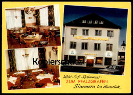 ÄLTERE POSTKARTE HOTEL CAFÉ RESTAURANT ZUM PFALZGRAFEN SIMMERN IM HUNSRÜCK GÜNTER KLOOS WM 1974 Ansichtskarte Postcard - Simmern