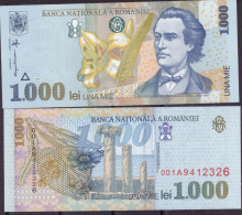 1998 - 1.000 LEI BANKNOTE - Rumania