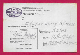 Écrit De Prisonnier De Guerre - 30 Mai 1943 - Voyagé Du Stalag IV-C à Destination De Reims En France - Courriers De Prisonniers