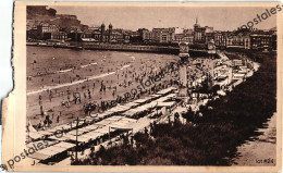 CPA Espagne - San Sebastian - San Sebastian - Paseo Y Playa De La Concha - Animée - Guipúzcoa (San Sebastián)