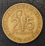 WESTERN AFRICAN STATES- 25 FRANCS 1971. - Autres – Afrique