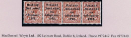 Ireland 1922 Harrison Rialtas 5-line Coils, 1½d Horizontal Strip Of 4 With Coil Join Fresh Mint Unmounted - Unused Stamps