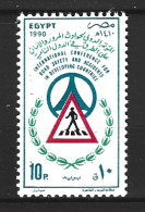 EGYPTE. N°1404 De 1990. Sécurité Routière. - Unfälle Und Verkehrssicherheit