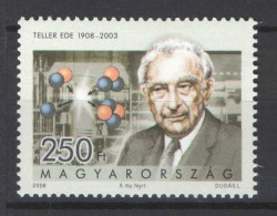 Hungary 2008. Ede Teller Atomic Physicist Stamp MNH (**) Michel: 5322 - Neufs