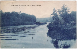 GOUVIEUX-CHAUMONT -60- L'Oise - Péniche - D 2057 - Gouvieux