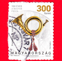 UNGHERIA - Usato - 2017 - Storia Postale - Corno Postale (simbolo)  - Strumenti Musicali - Post Horn - 300 - Gebraucht