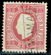 Portugal, 1870/6, # 40 Dent. 12 3/4, Tipo VI, Used - Oblitérés