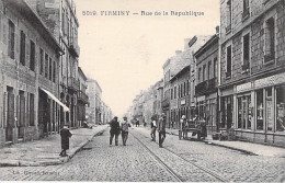 42 - FIRMINY : Rue De La République ( Animation Attelage ( Animation Attelage Epicerie ) - CPA - Loire - Firminy