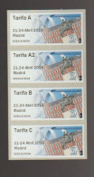 Spain 2016 - ATM Strip Set Plaza Mayor Mnh** - Viñetas De Franqueo [ATM]