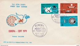 Turkey 1979 FDC 30.04.1979 Europa CEPT - FDC