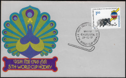 Inde 1981 Y&T 696 Sur FDC. Coupe Du Monde De Hockey Sur Gazon à Bombay - Hockey (Veld)