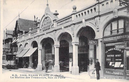 62 - PARIS PLAGE : La STATION Des TRAMWAYS - Rue De Paris - CPA - Pas De Calais - Other & Unclassified