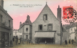 Paimpol * Rue Du Quai Et Rue Pasteur * Enfants Villageois - Paimpol