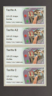 Spain 2017 - ATM Strip Set Labels Mnh** - Timbres De Distributeurs [ATM]