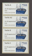 Spain 2022 - ATM Strip Set Labels Mnh** - Machine Labels [ATM]
