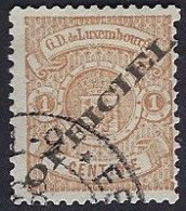 Luxembourg - Luxemburg - Timbres - Armoires   1875     1C.   °   Officiel     Michel  10 I A - 1859-1880 Armoiries