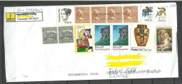 USA 2023 Cover To ESTONIA With Many Interesting Stamps - Briefe U. Dokumente