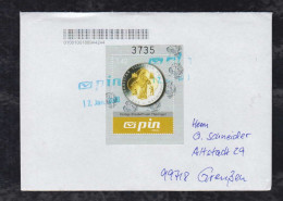 BRD Privatpost Pin MAIL 2008 Brief Block Elisabeth Von Thüringen - Posta Privata & Locale