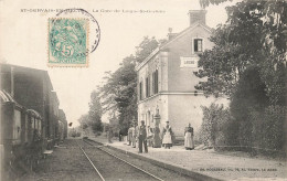 St Gervais En Belin * 1906 * La Gare De Laigné St Gervais * Train Wagons * Ligne Chemin De Fer Sarthe * Villageois - Other & Unclassified