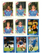 11 Images Publicitaires La Vache Qui Rit Fromage 9 Autocollants + 2 Autres Equipe De France Football Foot Voir Photos - Stickers