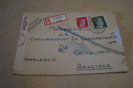 Guerre 40-45,recommandé,1943,Troisdorf,courrier Avec Belle Oblitération Militaire ,pour Collection - Guerra '40-'45 (Storia Postale)