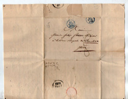 TB 4602 - 1828 - LAC - Lettre De M. JOURDAN à PARIS Pour M. Felix FAURE, Conseiller à La Cour Royale De GRENOBLE - 1801-1848: Precursors XIX