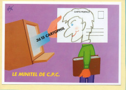 Illustrateur : Dessin De FORE / 3615 CARTOPHIL / Minitel / CPC N° 150 / Tirage Limité / 1993 - Fore
