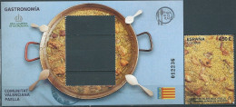 ESPAGNE SPANIEN SPAIN ESPAÑA 2022 GASTRONOMY IN 19 DISHES: PAELLA OF VALENCIA USED ED HB-5584 MI B5635 YT F5340 SN 4618 - Oblitérés