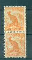 Australie 1948-49 - Y & T N. 163A - Série Courante (Michel N. 194) - Paire Coil (ii) - Mint Stamps