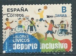 ESPAGNE SPANIEN SPAIN ESPAÑA 2021 INCLUSIVE SPORTS DEPORTE INCLUSIVO USED ED 5485 MI 5535 YT 5240 SC 4514 SG 5485 - Used Stamps