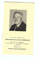 DP Dokter-Dierenarts René VANDELAER  Geboren Herk De Stad  1896 Gestorven 1968 - Religion & Esotérisme